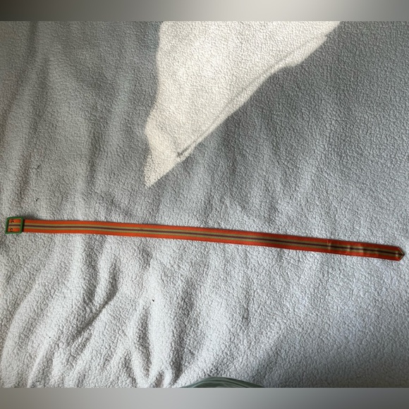 Apt. 9 Multi-Colored Striped Belt with Colorful Buckle Vintage - Picture 2 of 10